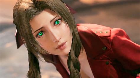 new final fantasy 7 remake gameplay shows aerith in action
