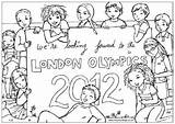 Olympic Coloring Olympics London Pages Crafts Party Activityvillage Sheets Colouring Kids Games School Gymnastics sketch template