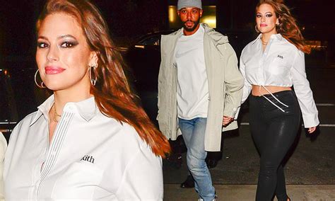 ashley graham steps out with husband justin ervin days after model talked about their sex