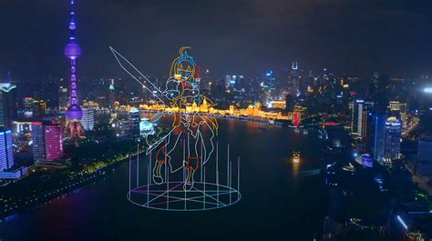 incredible drone show  shanghai