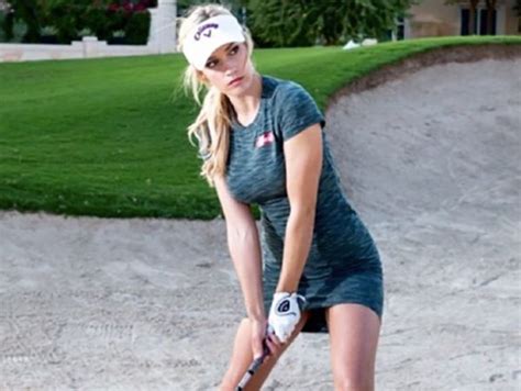 paige spiranac s golf swing where sexy meets butter 11