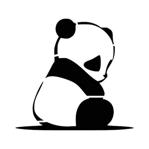 panda stencil reusable diy craft stencils   panda bear