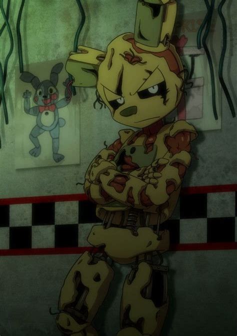 Is That An Anime Springtrap Cx Afcsj Fan Art Nuit