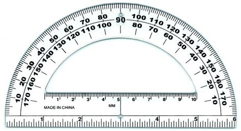 printable protractors  ruler protractor actual size full circle
