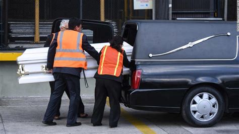 the body of the 7 year old girl who died in us custody returns to