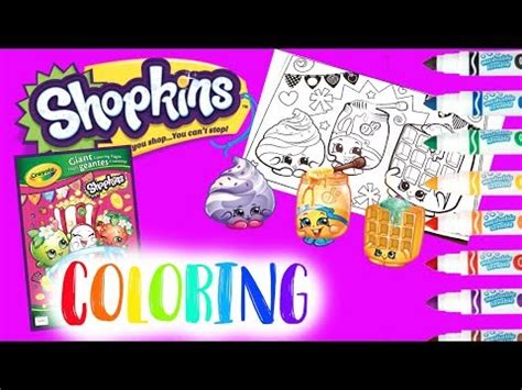 shopkins coloring kids coloring time youtube