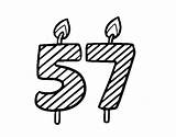 57 77 Old Years Coloring Birthday Coloringcrew sketch template