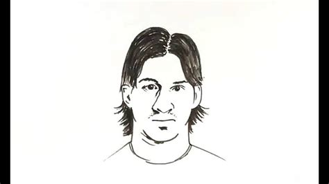 How To Draw Lionel Messi Youtube