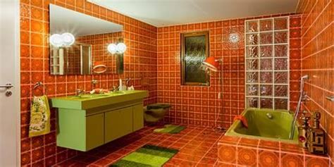 interior retro bathrooms house