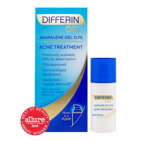 acne treatment differin gel  face  adapalene liberty store