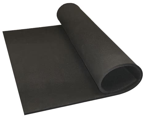 black neoprene spongefoam sheet  meter wide camthorne industrial