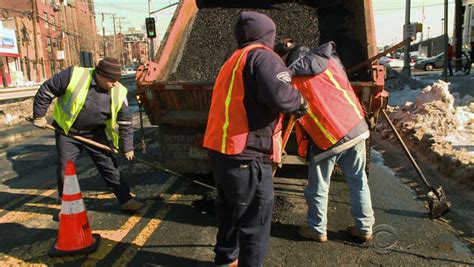 Crews Play Whack A Mole With Potholes As Long Winter Destroys Roads