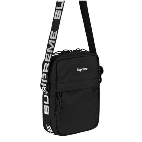 supreme supreme shoulder bag ss black grailed