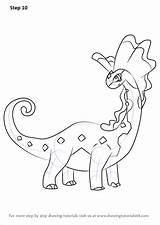 Aurorus Draw Pokemon Step Drawing Improvements Necessary Finally Finish Make sketch template