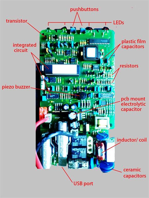 diagram labeled parts   circuit board diagram mydiagramonline