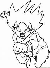 Coloring Goku Attacking Pages Dalmatians Coloringpages101 Online Kids sketch template