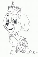 Coloring Paw Patrol Pages Skye Popular Printable sketch template