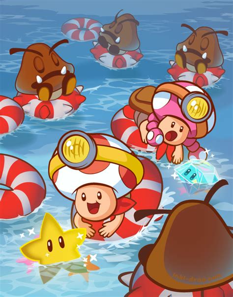 captain toad ocean adventure by inki on deviantart video game woot shirt