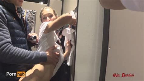 public sex horny fit feen fucked in the fitting room