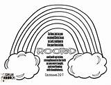 Colossians Rooted Printable sketch template