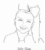 Jojo Siwa Coloring Pages Printable Print Kids Book Birthday Colouring Color Sheets Easy Cute Sketch Scribblefun Info Bowbow Drawing Printables sketch template