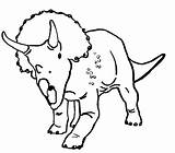 Triceratops Coloring Items Baby Cliparts Pages Popular sketch template