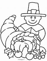 Coloring Midisegni Thanksgiving sketch template