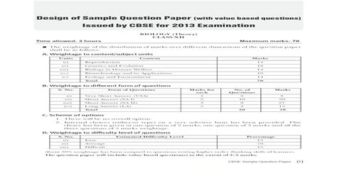 sample examination paper