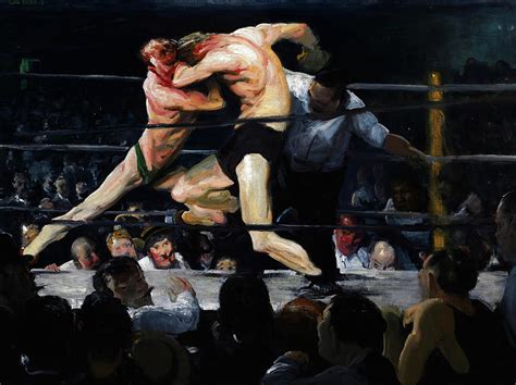 stag  sharkeys box  painting  george bellows pixels