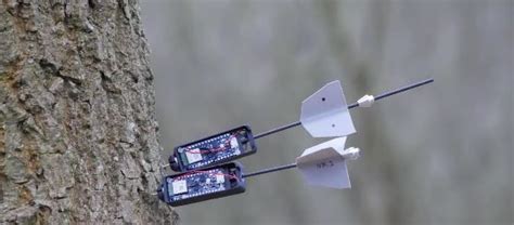 drone shoots wireless sensors  darts robotic gizmos