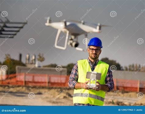 engineer  drone  building site stock photo image  motion building