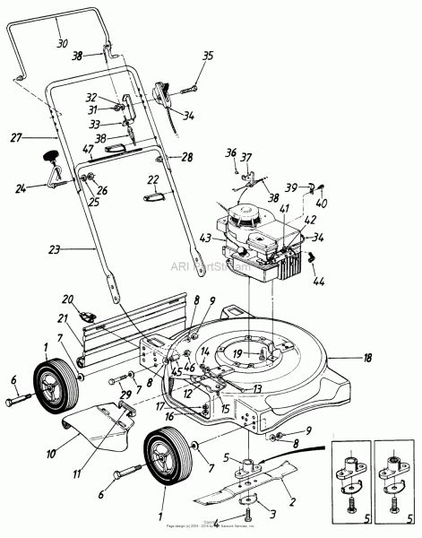 yardman lawn mower parts diagram