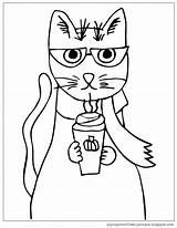 Cat Coloring Cup Blogthis Email Twitter Amanda Pm Posted sketch template