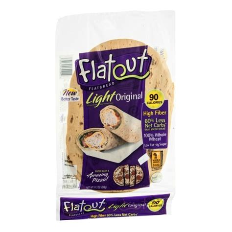 Flatout Flatbread Wraps Light Original 6 Ct Reviews 2020