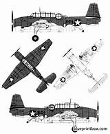 Avenger Tbf Grumman 1c Blueprints Blueprintbox Hawker Ww2 Plans Close Blueprint Airplanes sketch template