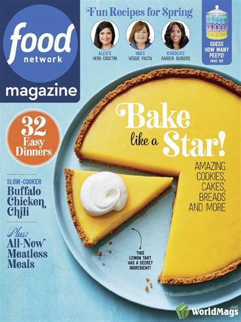 food network magazine march april   digital magazines