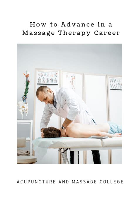 Massage Therapy Career Advancement Massage Therapy