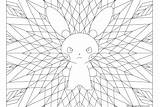 Pokemon Coloring Adult Minun Pages Windingpathsart Mandala Choose Board Colouring sketch template