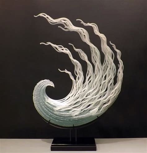 Beautiful Glass Sculptures That Capture The Movement Of Ocean Waves