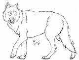Wolf Lineart Bone Snatcher Deviantart sketch template