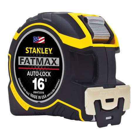 stanley fatmax  ft autolock tape measure fmhts  home depot