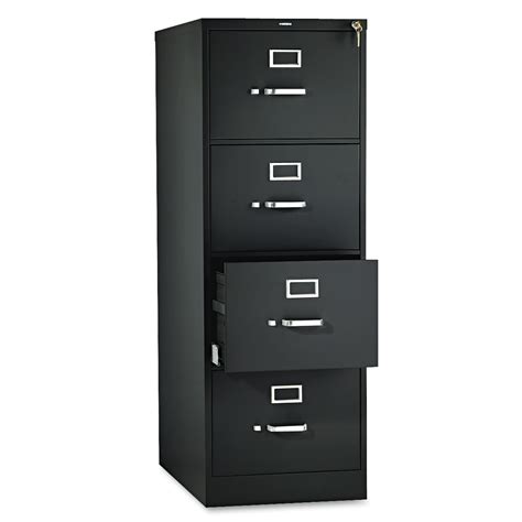 hon  series  drawer vertical metal file cabinet legal  height full suspension black
