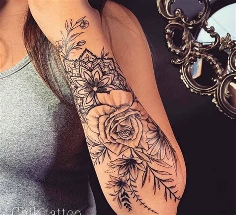 tattoos  women google search   floral tattoo sleeve