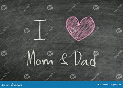 love mom dad royalty  stock images image