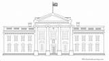 House Coloring Whitehouse Pages Kids Usa Printout History Enchantedlearning Presidents Building America States United President Print Monuments sketch template