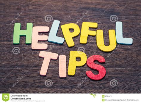 helpful tips stock image image  suggestion information