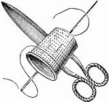 Sewing Clipart Clip Library Cliparts Gif sketch template