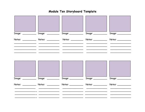 proposal storyboard template