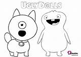 Coloring Ugly Dolls Printable Bubakids Pages sketch template