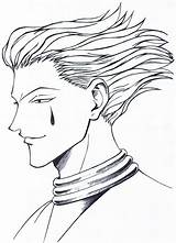 Hisoka Coloring Pages Anime Drawing Hunter Deviantart Popular sketch template